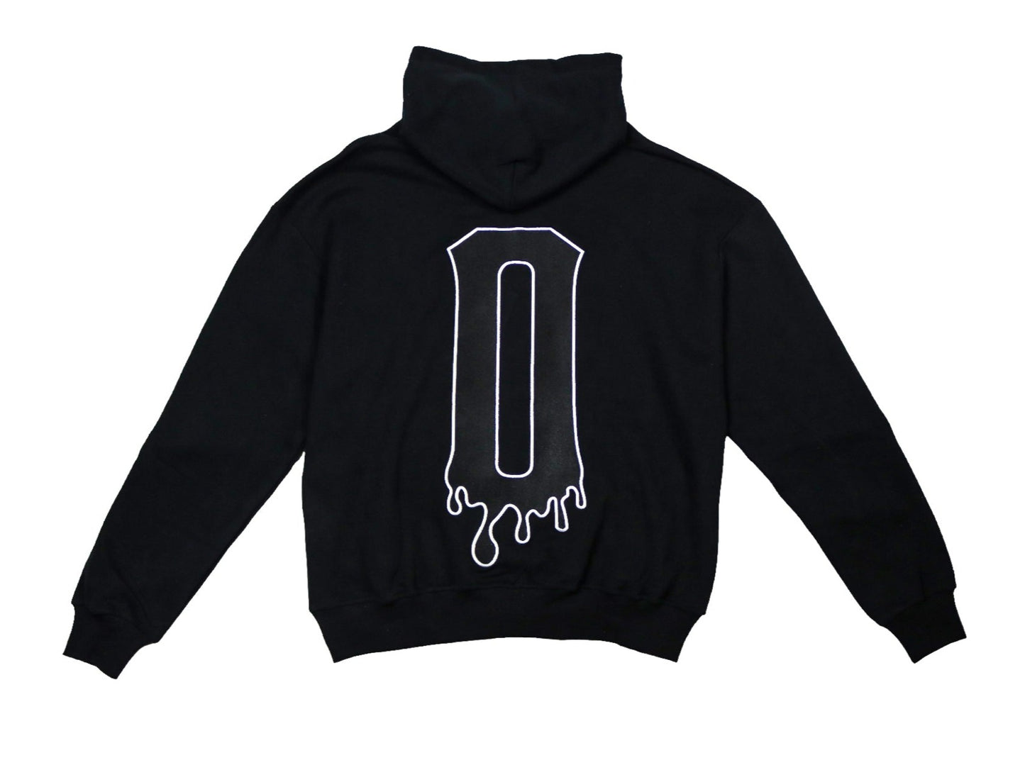 OVERSIZED ZERO YEAR HOODIE- (BLACK)