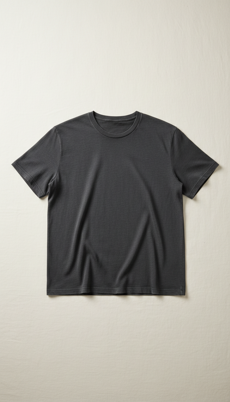 Relaxed Cotton Slub Tee