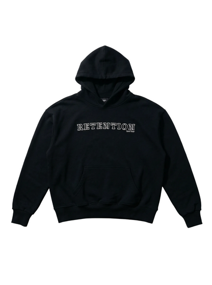 Retention Zero Year Oversized Hoodie – Black