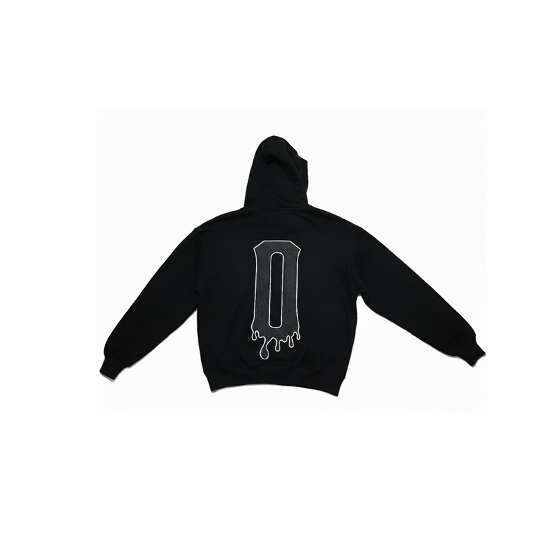 Retention Zero Year Oversized Hoodie – Black