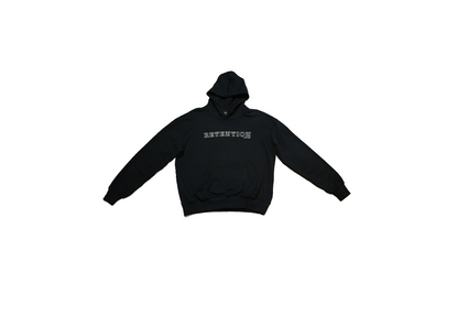 Retention Zero Year Oversized Hoodie – Black