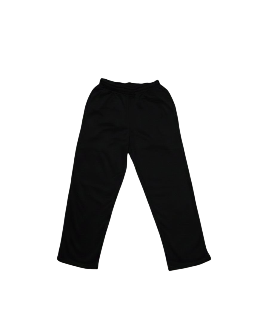Retention Zero Year Wide-Leg Tracksuit Bottoms – Black