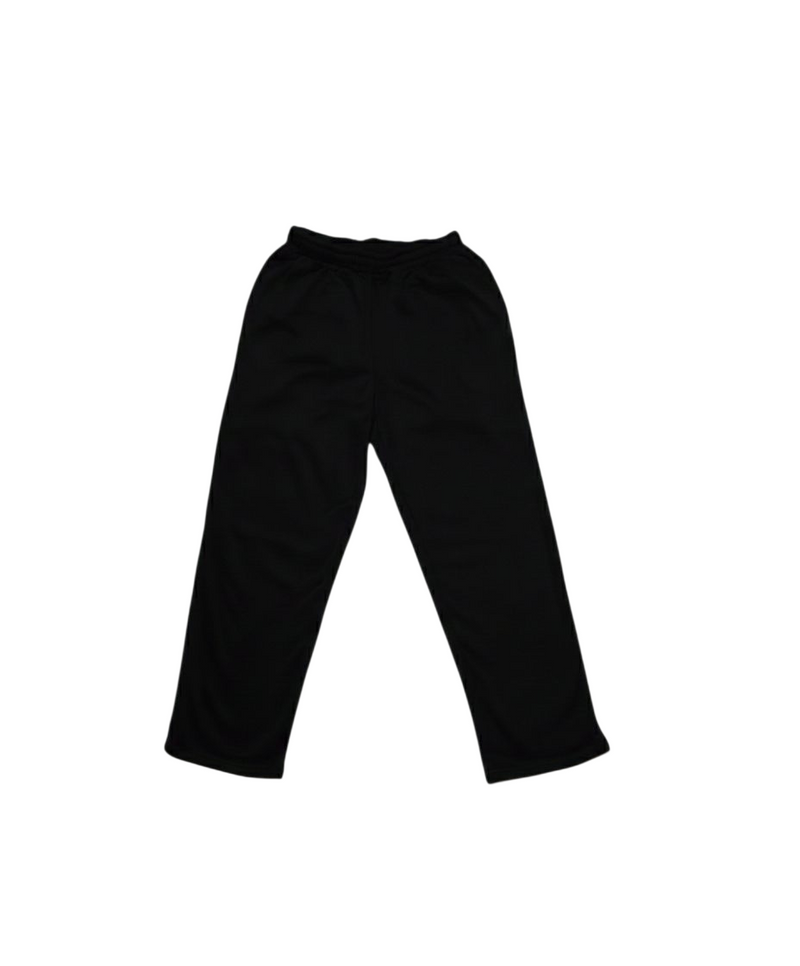 Retention Zero Year Wide-Leg Tracksuit Bottoms – Black